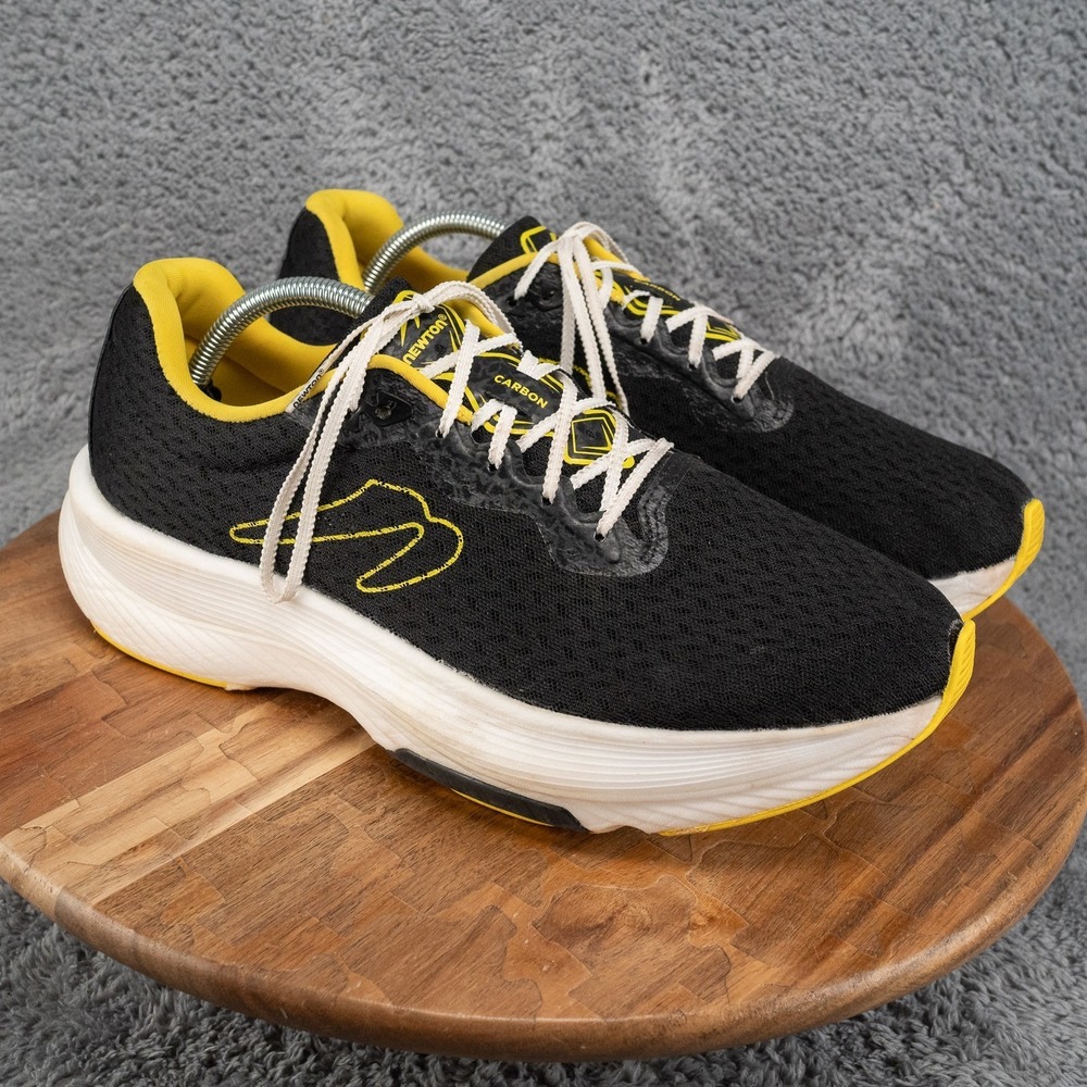 Newton CF1 Carbon Racer Running Shoes in Black Yellow Men's Size 11.5 Sneakers